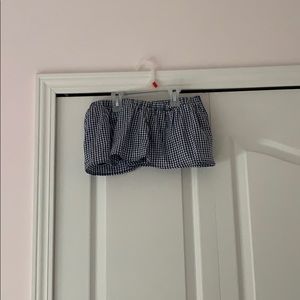 Urban outfitters ruffled crop top